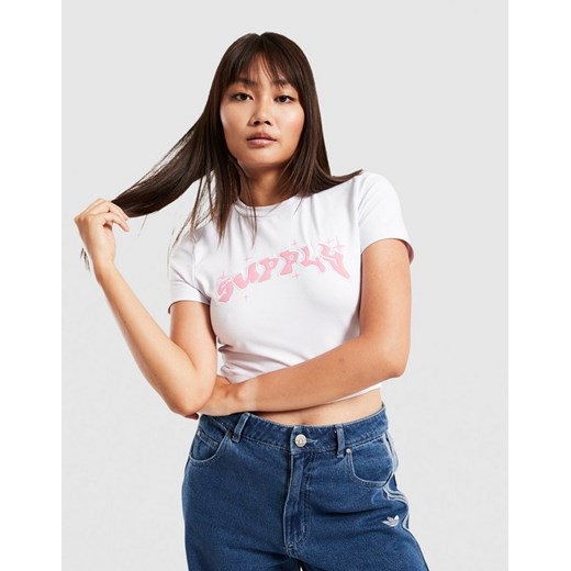 SUPPLY&amp;DEMAND T-SHIRT SUTTON SLM TEE ze sklepu JD Sports  w kategorii Bluzki damskie - zdjęcie 185986379