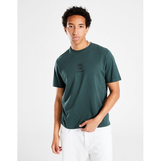 TIMBERLAND T-SHIRT NEW SMALL LOGO PRINT SS TEE GREEN GABLES ze sklepu JD Sports  w kategorii T-shirty męskie - zdjęcie 185986615