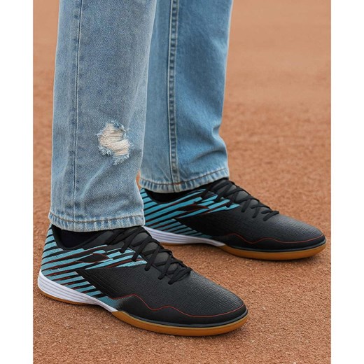 Czarno granatowe sznurowane trampki halówki męskie /E10-1 18135 T583/ ze sklepu Pantofelek24.pl w kategorii Trampki męskie - zdjęcie 185987116