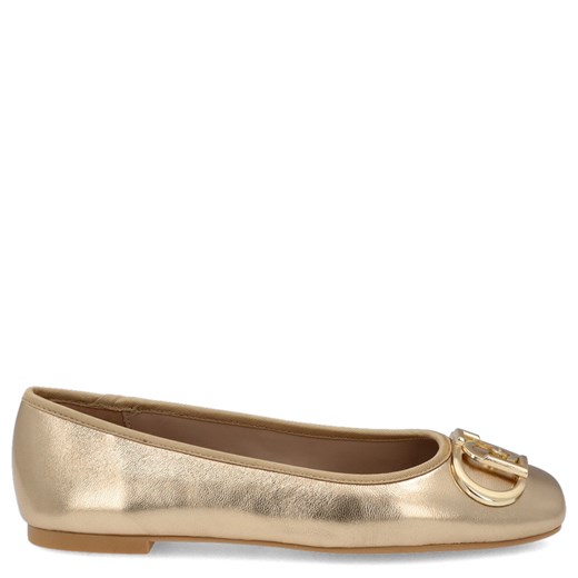 Klasyczne baleriny premium - LIU JO DAFNE 04 ZŁOTE ze sklepu Tymoteo.pl - sklep obuwniczy w kategorii Balerinki - zdjęcie 185987465