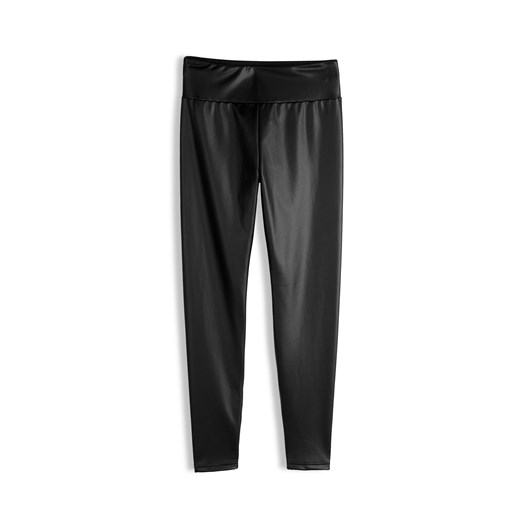 GATE Legginsy z imitacji skóry 8Y ze sklepu gateshop w kategorii Spodnie dziewczęce - zdjęcie 185988355