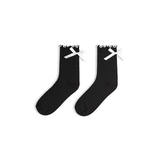 GATE Wysokie skarpetki z kokardkami 35-38 ze sklepu gateshop w kategorii Skarpetki damskie - zdjęcie 185989335