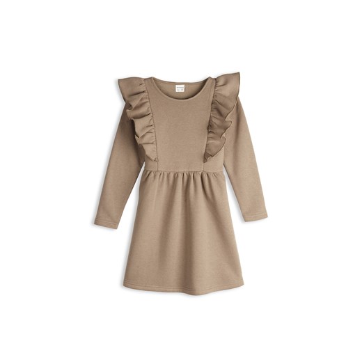 GATE Sukienka dresowa z falbankami 4Y Gate 10Y promocyjna cena gateshop