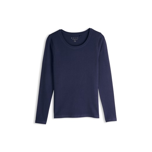 GATE Klasyczna koszulka z długim rękawem 34 ze sklepu gateshop w kategorii Bluzki damskie - zdjęcie 185990638