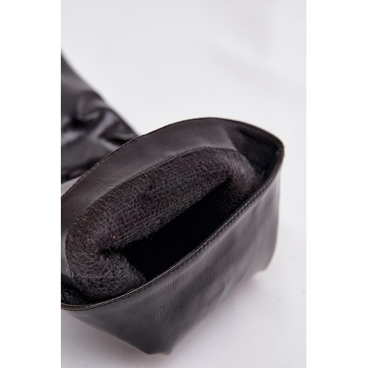 Damskie Kozaki Lakierowane Wsuwane Niski Obcas Czarne Mireva Boto 40 ZAZOO