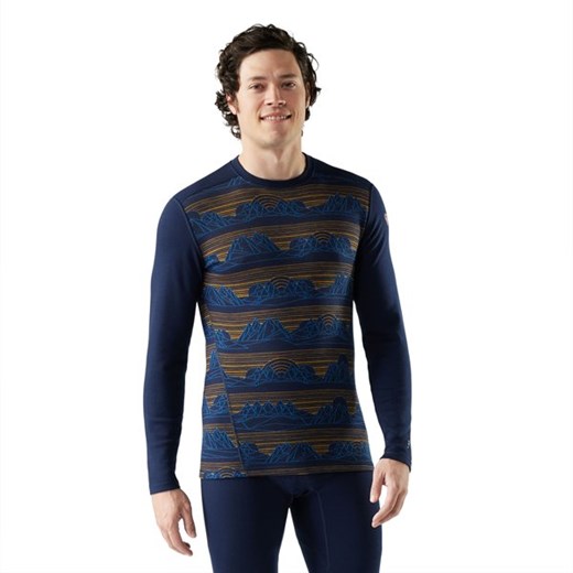 Longsleeve męski Classic Thermal Merino Base Layer Crew Boxed SmartWool ze sklepu SPORT-SHOP.pl w kategorii T-shirty męskie - zdjęcie 185992705