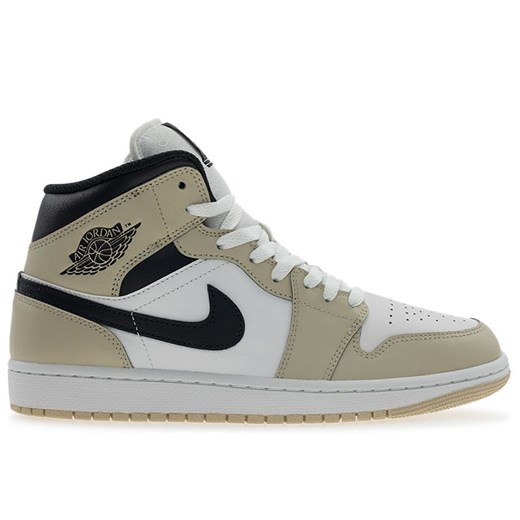 Buty męskie Air Jordan 1 Mid DQ8426-153 - biało-beżowe ze sklepu streetstyle24.pl w kategorii Buty sportowe męskie - zdjęcie 185994517