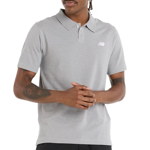 Koszulka męska New Balance MT51519AG - szara ze sklepu streetstyle24.pl w kategorii T-shirty męskie - zdjęcie 185994519