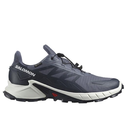Buty męskie Salomon Supercross 4 Gore-Tex L47462300 - granatowe ze sklepu streetstyle24.pl w kategorii Buty trekkingowe męskie - zdjęcie 185994526