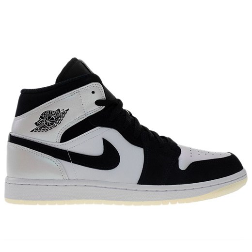Buty męskie Air Jordan 1 Mid SE DH6933-100 - biało-czarne ze sklepu streetstyle24.pl w kategorii Buty sportowe męskie - zdjęcie 185994535