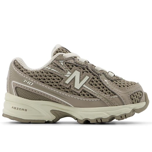 Buty niemowlęce New Balance IZ740SA - brązowe ze sklepu streetstyle24.pl w kategorii Buty sportowe dziecięce - zdjęcie 185994559