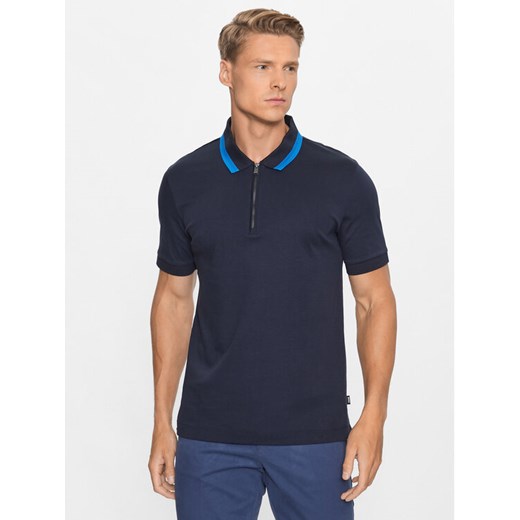 Boss Polo 50494662 Granatowy Slim Fit M MODIVO
