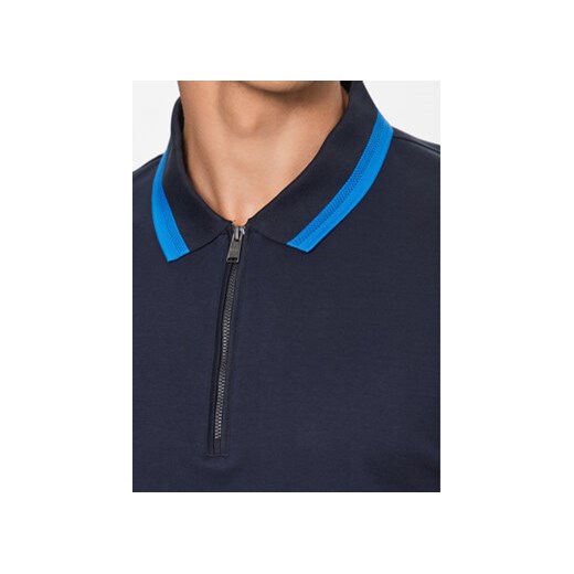 Boss Polo 50494662 Granatowy Slim Fit M MODIVO