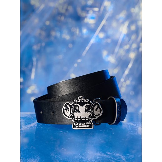 Cropp - Czarny pasek z imitacji skóry Arcane - czarny Cropp S/M Cropp