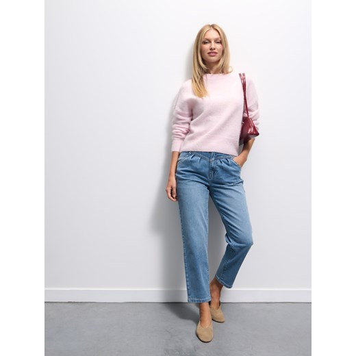 Mohito - Jeansy slouchy slim fit - niebieski ze sklepu Mohito w kategorii Jeansy damskie - zdjęcie 185996847