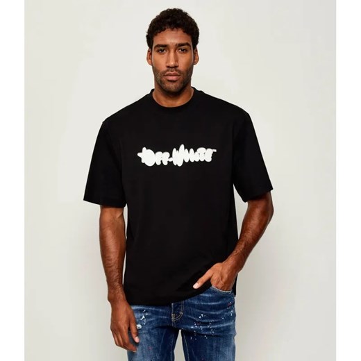 OFF-WHITE T-shirt PUFFY | Regular Fit ze sklepu Gomez Fashion Store w kategorii T-shirty męskie - zdjęcie 185997555