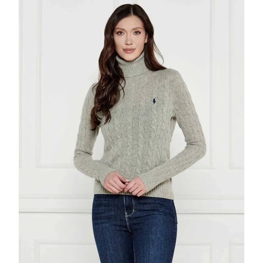 POLO RALPH LAUREN Wełniany golf | Regular Fit | z dodatkiem kaszmiru ze sklepu Gomez Fashion Store w kategorii Swetry damskie - zdjęcie 185997588