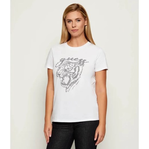 GUESS T-shirt | Regular Fit ze sklepu Gomez Fashion Store w kategorii Bluzki damskie - zdjęcie 185997597