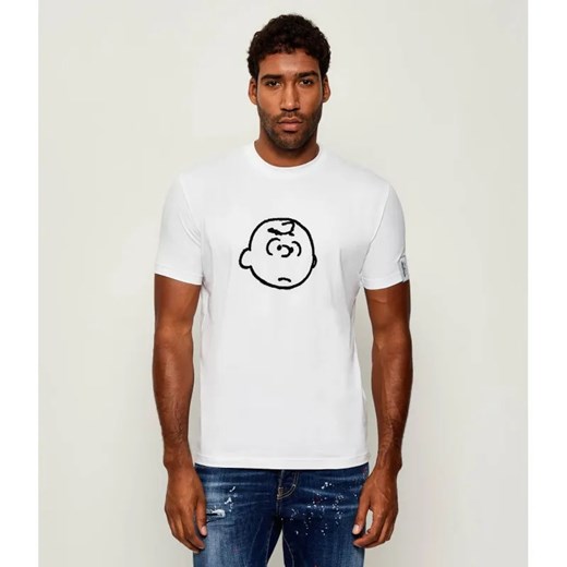 Iceberg T-shirt Iceberg X Peanuts | Slim Fit ze sklepu Gomez Fashion Store w kategorii T-shirty męskie - zdjęcie 185997605