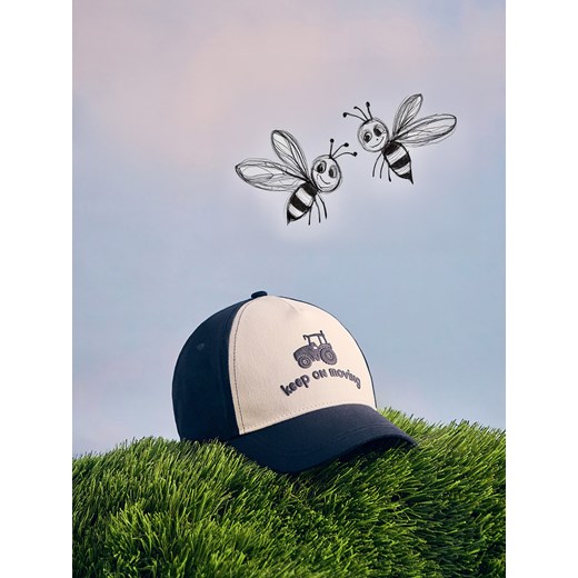 Reserved - Czapka z daszkiem - czarny ze sklepu Reserved w kategorii Czapki dziecięce - zdjęcie 185999337