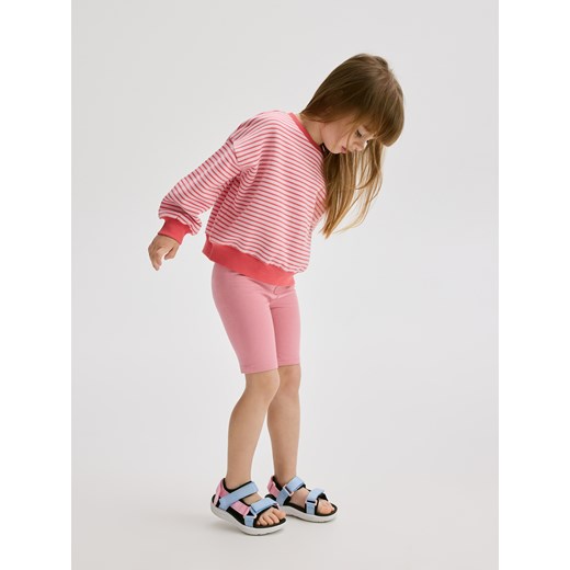 Reserved - Bawełniane kolarki - różowy ze sklepu Reserved w kategorii Spodenki dziewczęce - zdjęcie 185999559