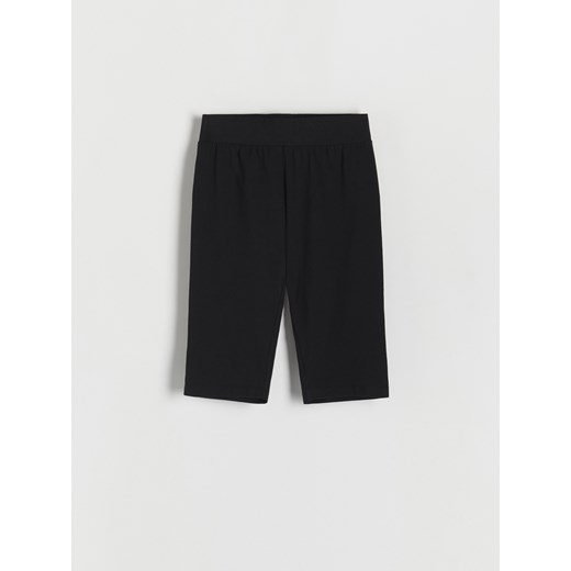 Reserved - Bawełniane kolarki - czarny - id: 3109T-99X - marki Reserved - 186000025 Reserved - Bawełniane kolarki - czarny ze sklepu Reserved w kategorii Szorty - zdjęcie 186000025