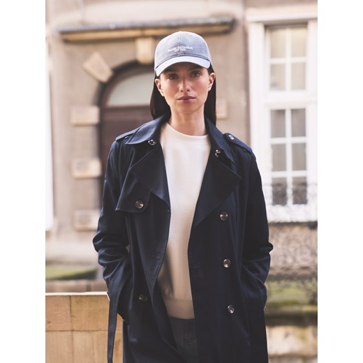 Reserved - Bluza z haftem - złamana biel Reserved S Reserved promocyjna cena