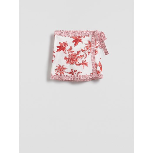 Reserved - Spódnica z nadrukiem - czerwony ze sklepu Reserved w kategorii Spódnice - zdjęcie 186003366