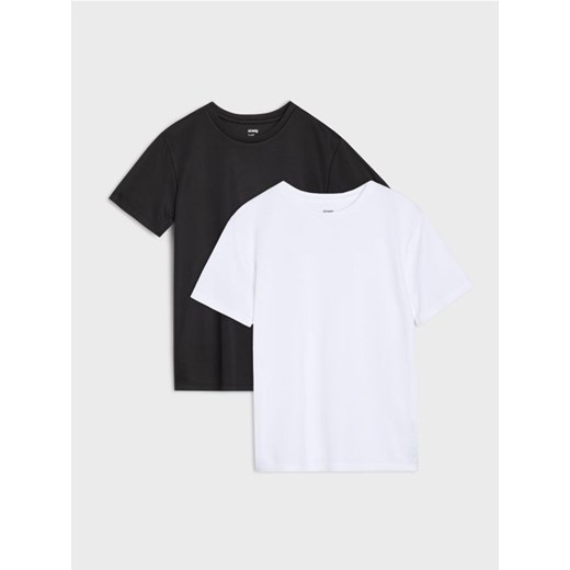 Sinsay - Koszulki 2 pack Active - wielobarwny ze sklepu Sinsay w kategorii T-shirty chłopięce - zdjęcie 186004236