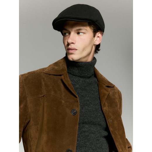 Reserved - Gładki kaszkiet - czarny ze sklepu Reserved w kategorii Kaszkiety męskie - zdjęcie 186005288