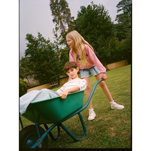 Reserved - Sneakersy z imitacji skóry - złamana biel Reserved 39 wyprzedaż Reserved