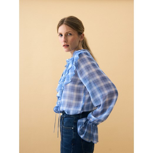 Reserved - Koszula z żabotem - wielobarwny ze sklepu Reserved w kategorii Koszule damskie - zdjęcie 186005956