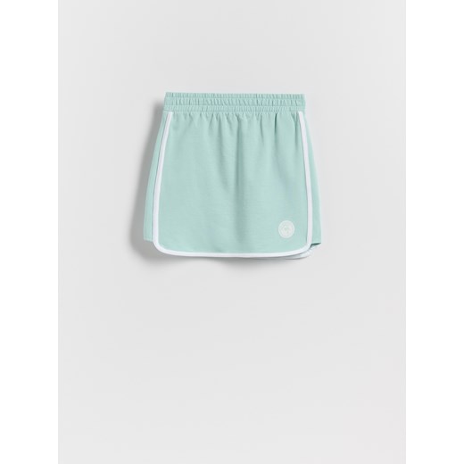 Reserved - Spódnica z haftem - jasnoturkusowy ze sklepu Reserved w kategorii Spódnice dziewczęce - zdjęcie 186008215