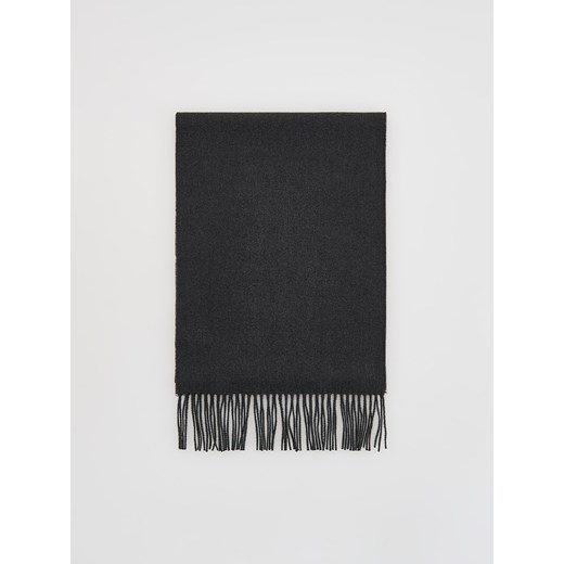 Reserved - Szal z frędzlami - ciemnoszary ze sklepu Reserved w kategorii Szaliki męskie - zdjęcie 186008296