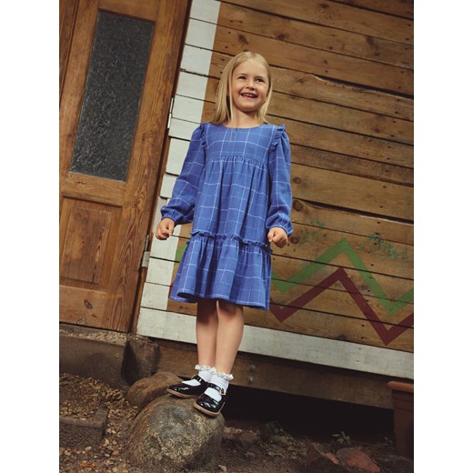 Reserved - Sukienka w kratę - wielobarwny ze sklepu Reserved w kategorii Sukienki dziewczęce - zdjęcie 186008926