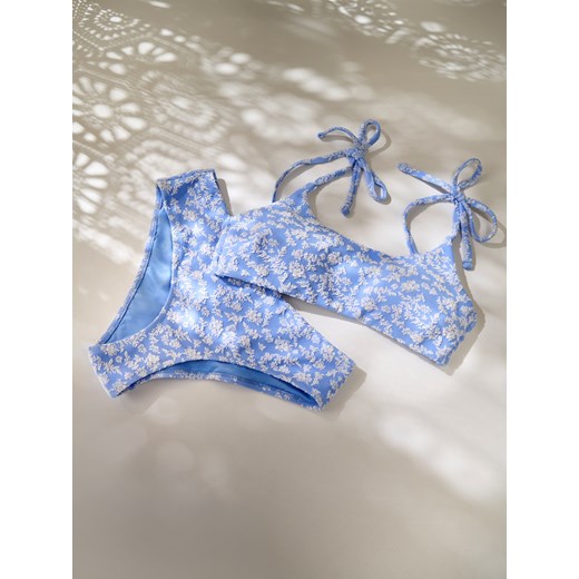 Reserved - Dół od bikini - jasnoniebieski ze sklepu Reserved w kategorii Stroje kąpielowe - zdjęcie 186009859