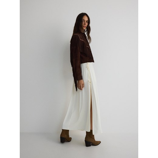 Reserved - Spódnica maxi - złamana biel ze sklepu Reserved w kategorii Spódnice - zdjęcie 186009879