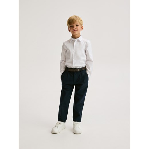 Reserved - Spodnie chino - granatowy ze sklepu Reserved w kategorii Spodnie chłopięce - zdjęcie 186009988