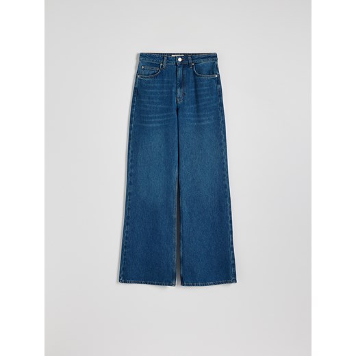 Reserved - Jeansy straight - niebieski ze sklepu Reserved w kategorii Jeansy damskie - zdjęcie 186011005