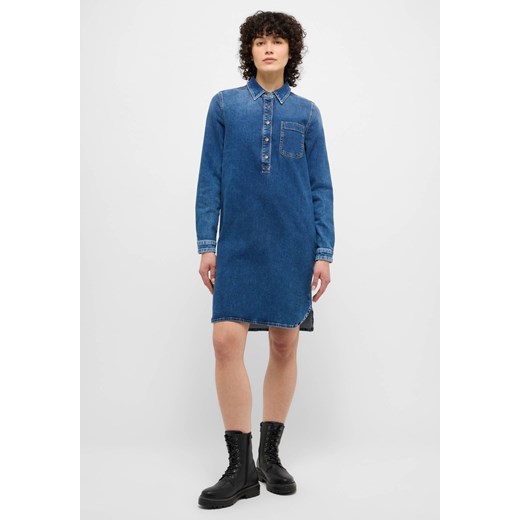 Damska Sukienka Mini Mustang Style Aloha Henley Dress Denim Blue 1015584 5000 701 ze sklepu YouNeedit.pl w kategorii Sukienki - zdjęcie 186014716