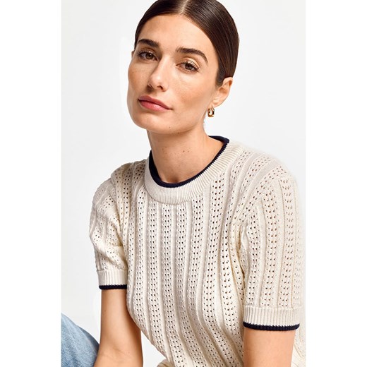 Rich &amp; Royal Sweter w kolorze kremowym Rich & Royal XL okazyjna cena Limango Polska