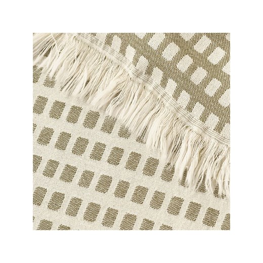 BELLA MAISON Ręcznik plażowy &quot;Dot&quot; w kolorze khaki - 150 x 75 cm Bella Maison onesize wyprzedaż Limango Polska