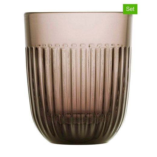 La Rochère France Szklanki (6 szt.) &quot;Ouessant&quot; w kolorze jasnobrązowym La Rochère France onesize okazyjna cena Limango Polska