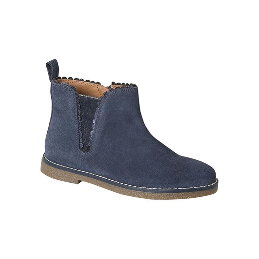 vertbaudet Skórzane sztyblety w kolorze niebieskim - id: 17555670 - marki Vertbaudet - 186015428 vertbaudet Skórzane sztyblety w kolorze niebieskim ze sklepu Limango Polska w kategorii Buty zimowe dziecięce - zdjęcie 186015428