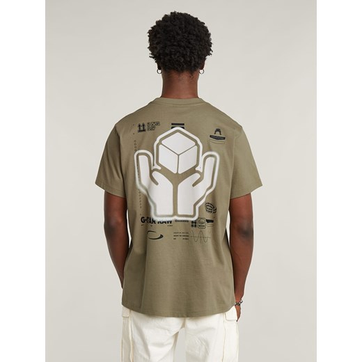 G-Star Koszulka w kolorze khaki ze sklepu Limango Polska w kategorii T-shirty męskie - zdjęcie 186015555
