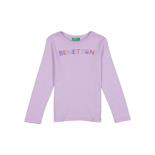 Benetton Koszulka w kolorze fioletowym ze sklepu Limango Polska w kategorii Bluzki dziewczęce - zdjęcie 186015608