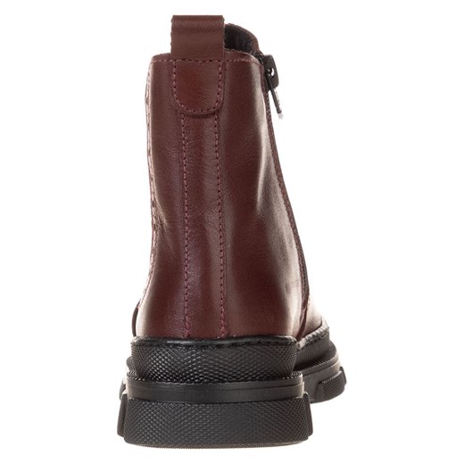 lamino Skórzane sztyblety w kolorze czerwonym Lamino 34 Limango Polska okazja