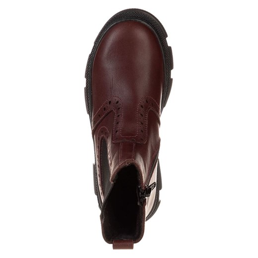 lamino Skórzane sztyblety w kolorze czerwonym Lamino 30 okazja Limango Polska