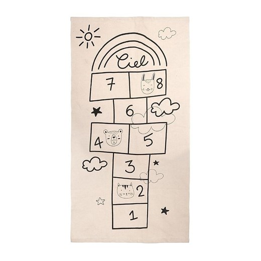 WellHome for Kids Dywan w kolorze beżowym - 150 x 80 cm ze sklepu Limango Polska w kategorii Tekstylia dziecięce - zdjęcie 186016005