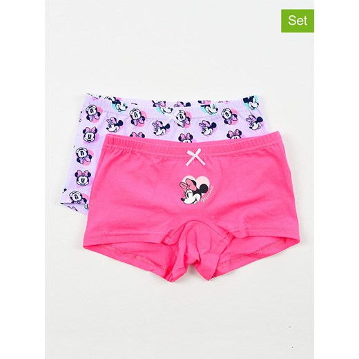 Disney Minnie Mouse Pełne majtki (2 pary) &quot;Minnie&quot; w kolorze różowo-fioletowym ze sklepu Limango Polska w kategorii Majtki dziecięce - zdjęcie 186016047